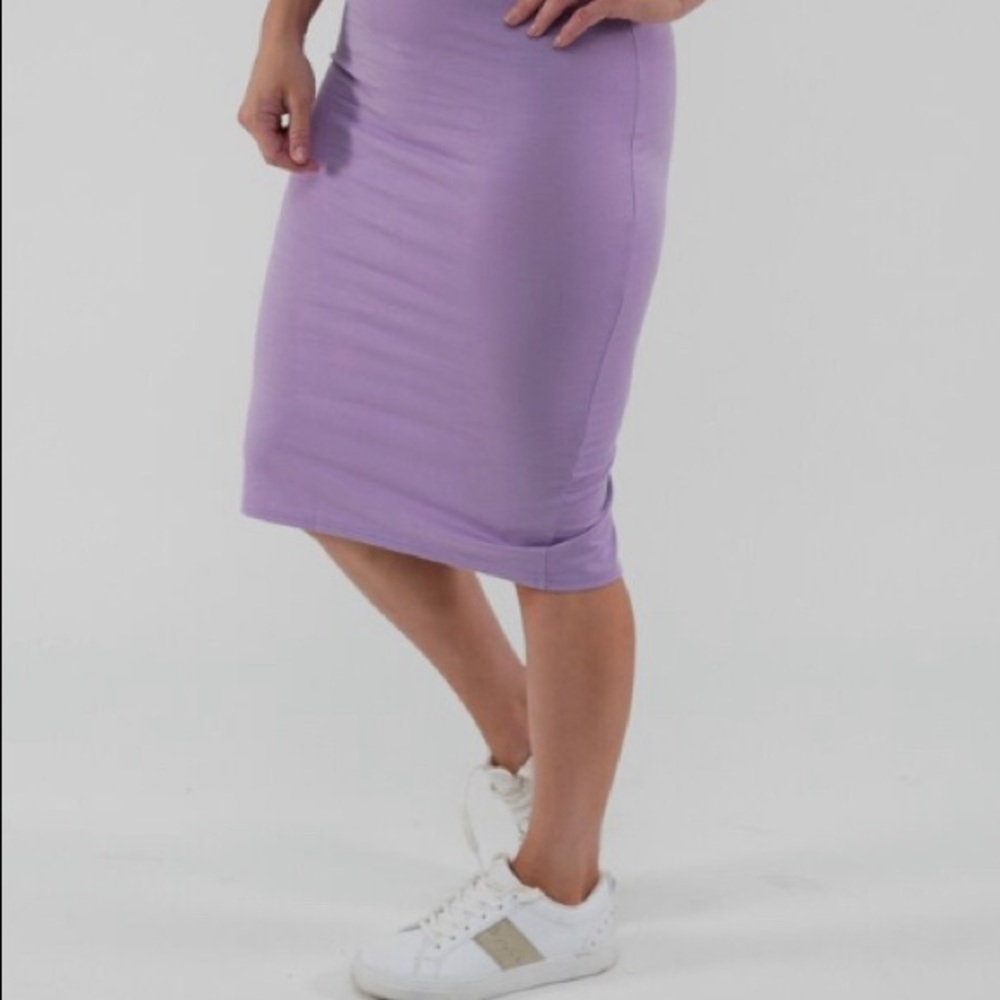 NWT RACEBACK MIDI DRESS✨LILAC - Picture 6 of 13